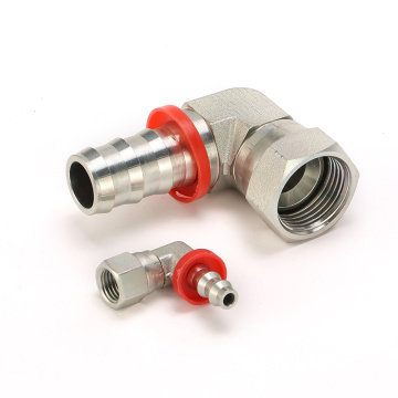 Hydraulic Pipe Fitting  Female 90 Elbow JIC Compact Pipe Fitting 26791K-PO 74 Cone Hydraulic Push on Fitting